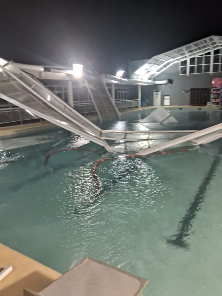 Fuerte temporal en Benito Juárez: voladuras de techos, daños en el hospital y viviendas afectadas