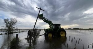 Productores inundados preparan protestas y denuncian que el gobierno de Milei no responde