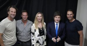 Milei no consiguió la foto con Messi y se tuvo que arreglar con el español Nadal