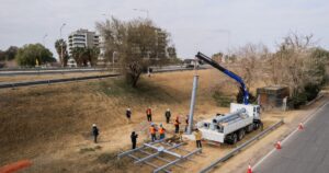 Orrego puso en funcionamiento la primera ruta solar de Argentina