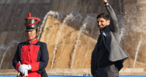 Pullaro terminó la restauración del Monumento a la Bandera que Macri, Alberto y Milei dejaron inconclusa