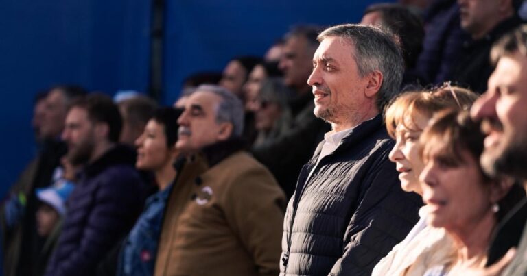 En el banderazo por la libertad de Cristina, Máximo apuntó a Kicillof: “Hablan de unidad y no van a verla”