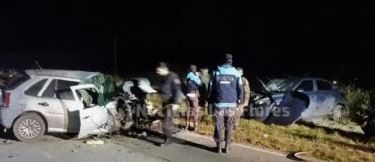 Tragedia en la Ruta 30: una mujer murió en un choque frontal y siete personas fueron hospitalizadas